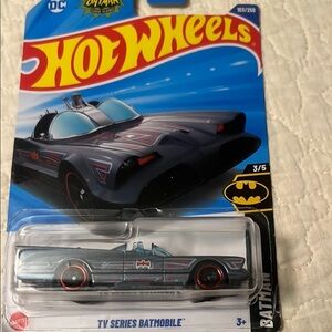 Black and Red Batmobile Die-Cast Car